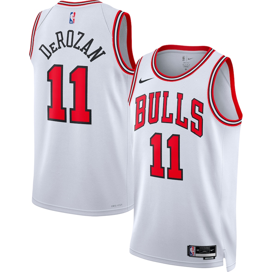 Unisex Chicago Bulls DeMar DeRozan Nike White 2022/23 Swingman Player Jersey - Association Edition - Jersey