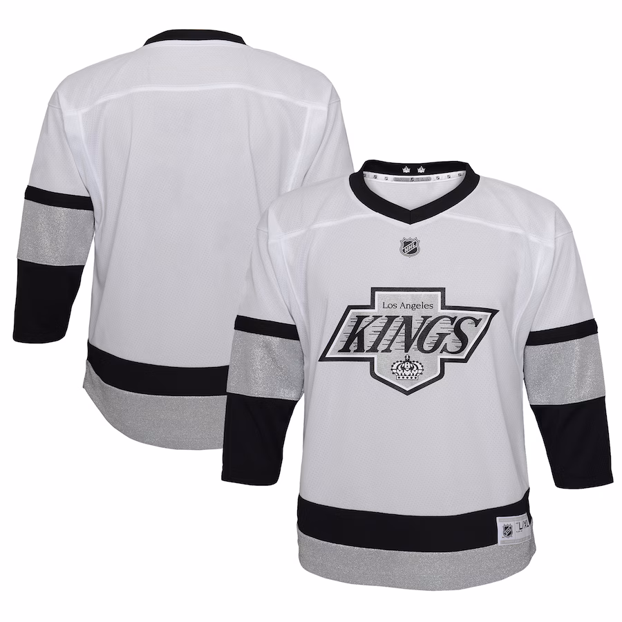 Youth Los Angeles Kings White 2021/22 Alternate Replica Jersey - Jersey