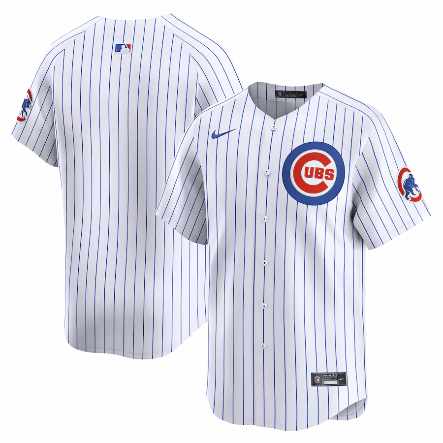 Men's Chicago Cubs Nike White Home Limited Jersey - Jersey
