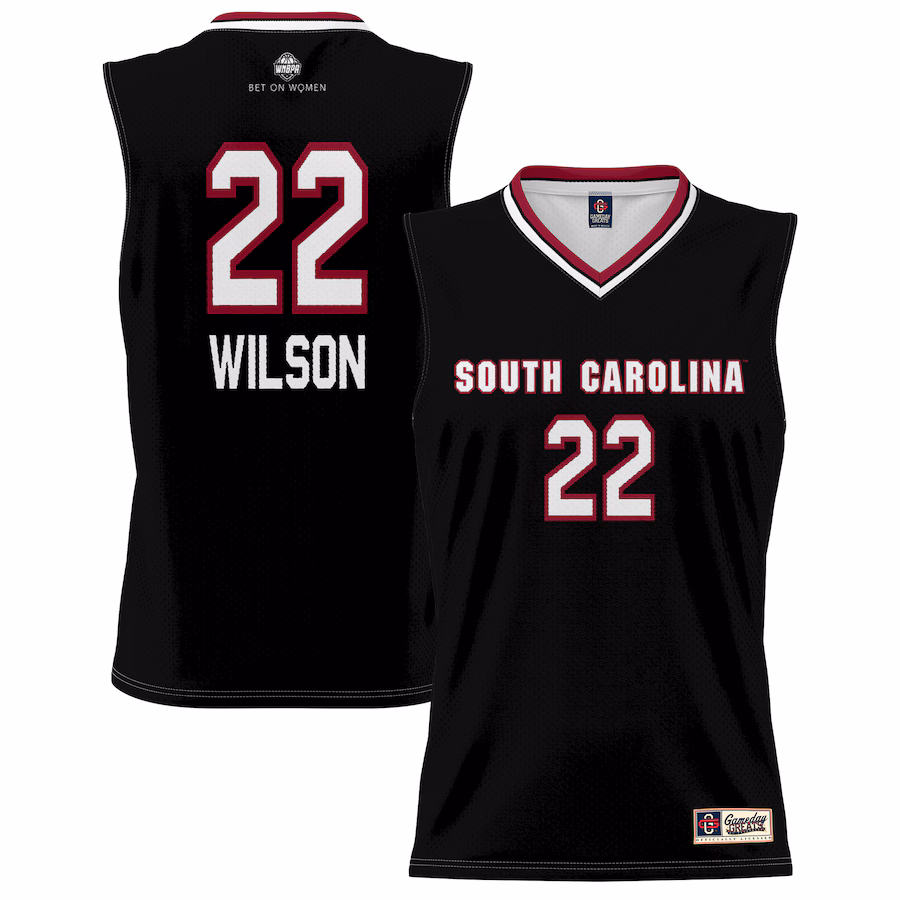 A'ja Wilson South Carolina Gamecocks GameDay Greats Youth Lightweight Basketball Alumni Jersey - Black - Jersey