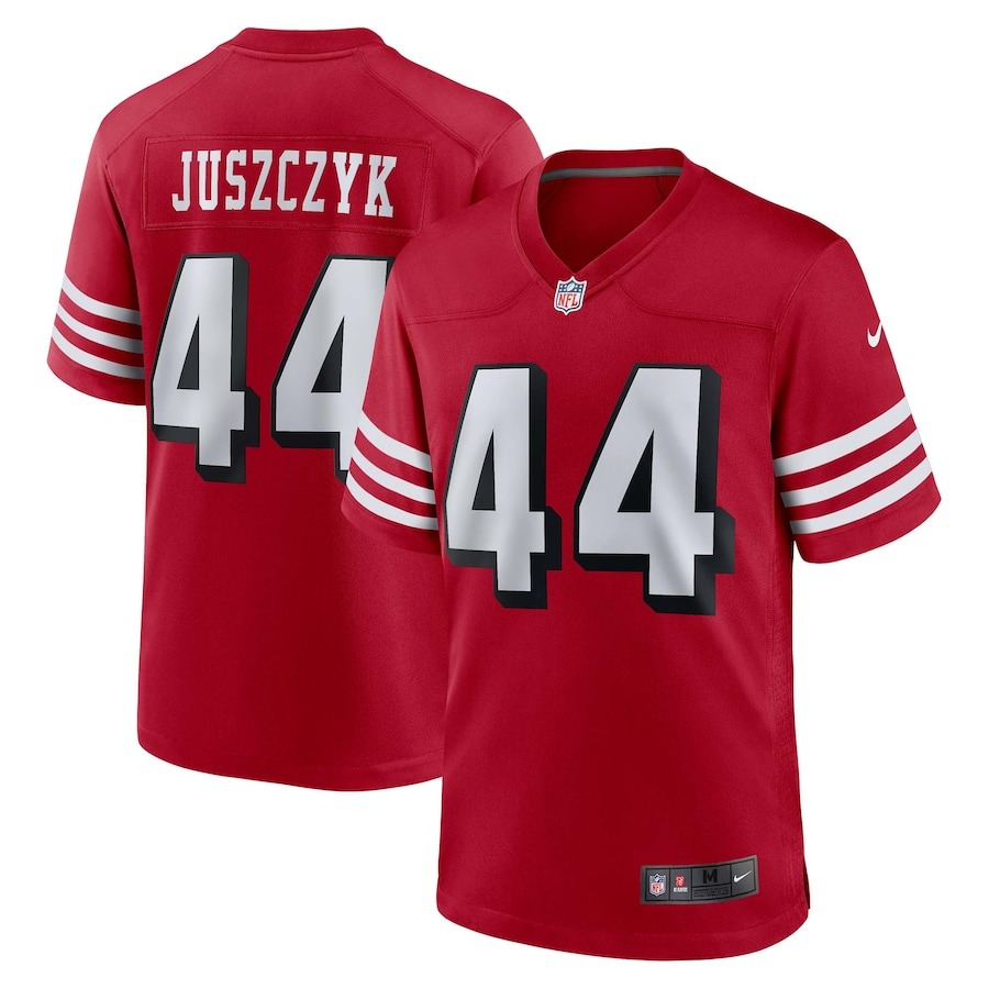 Men's San Francisco 49ers Kyle Juszczyk Nike Scarlet Alternate Game Jersey - Jersey