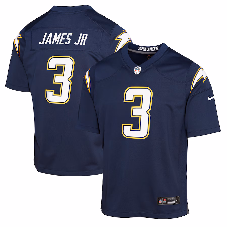 Youth Los Angeles Chargers Derwin James Jr. Nike Navy Alternate Super Chargers Game Player Jersey - Jersey