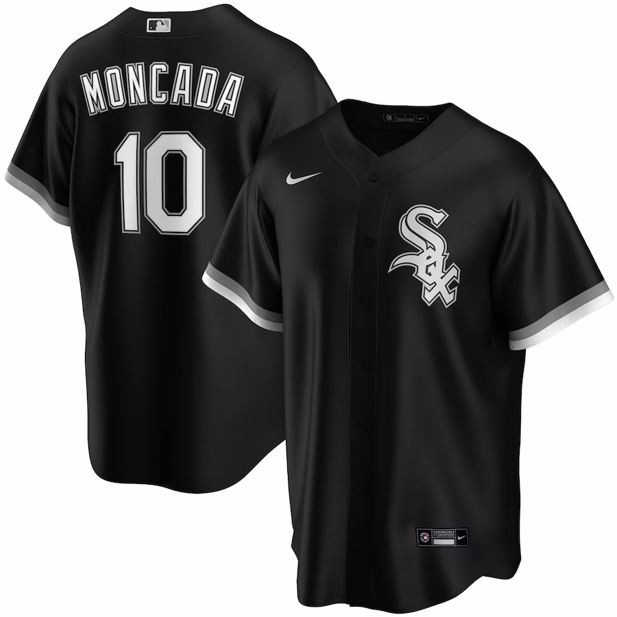 Youth Chicago White Sox Yoan Moncada Nike Black Alternate Replica Player Jersey - Jersey