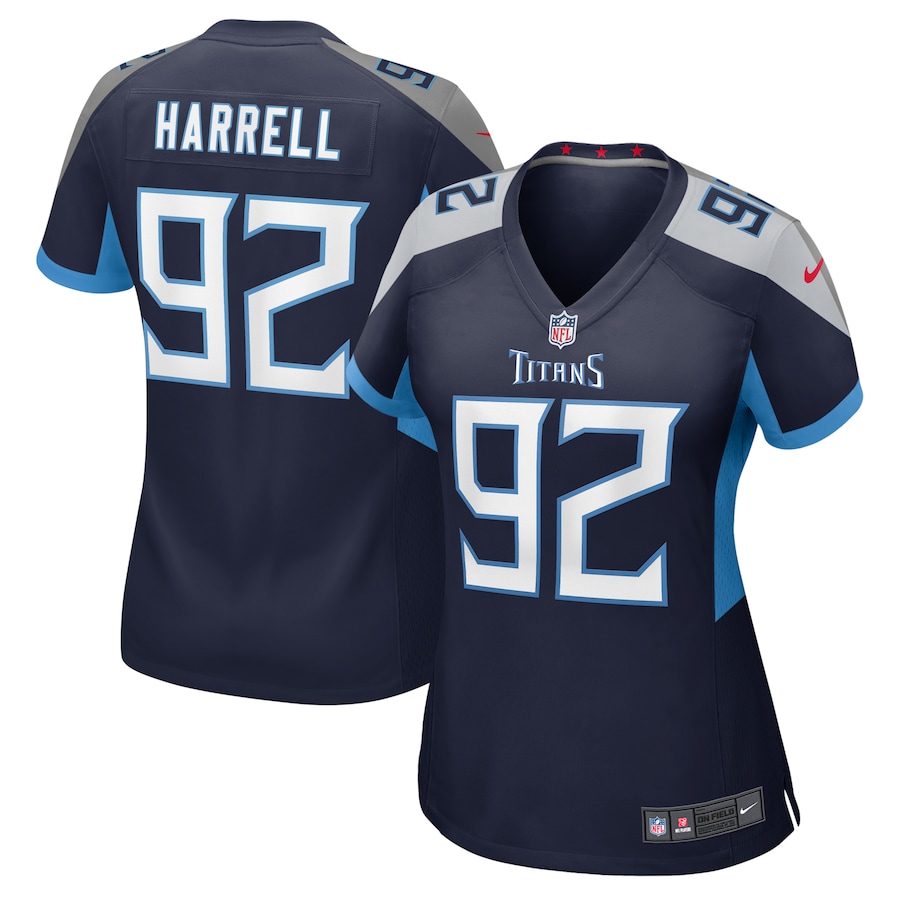 Women's Tennessee Titans Jaylen Harrell Nike Navy Game Jersey - Jersey
