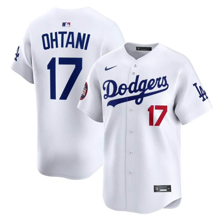 Men's Los Angeles Dodgers Shohei Ohtani Nike White 2025 MLB World Tour: Tokyo Series Home Limited Player Jersey - Jersey