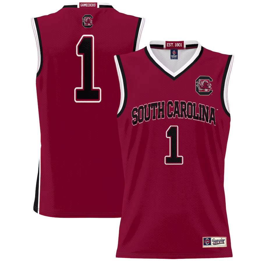 #1 South Carolina Gamecocks GameDay Greats Youth Lightweight Basketball Fashion Jersey - Garnet - Jersey