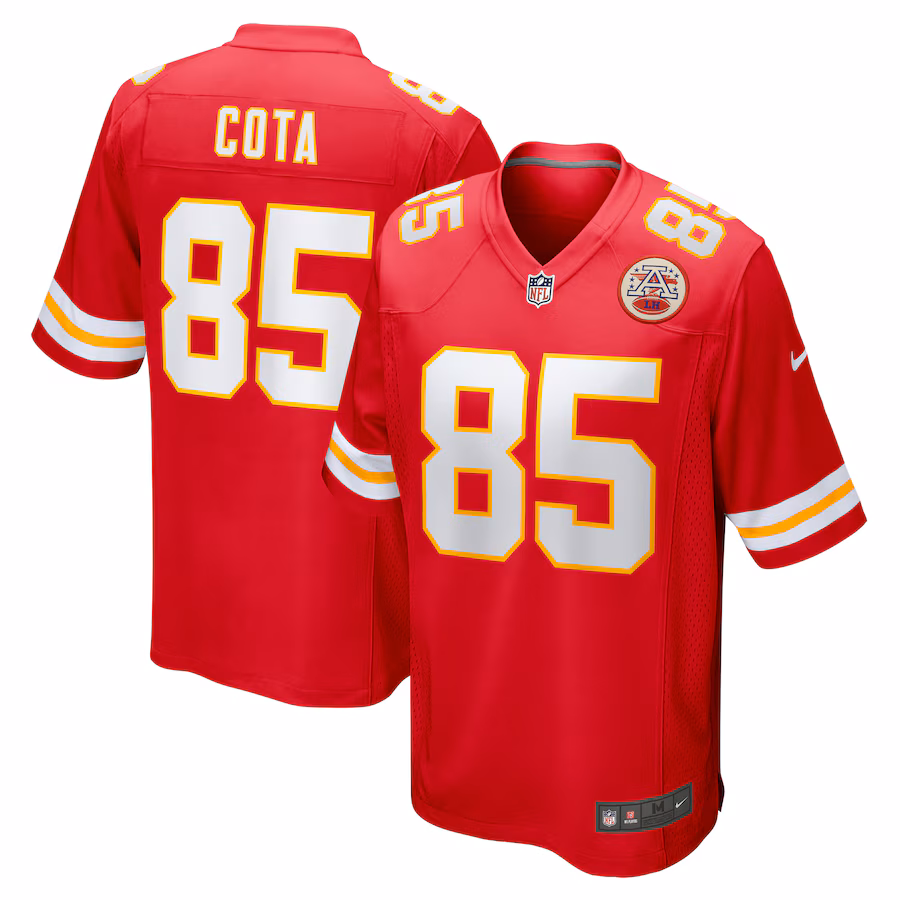 Men's Kansas City Chiefs Chase Cota Nike Red Game Jersey - Jersey