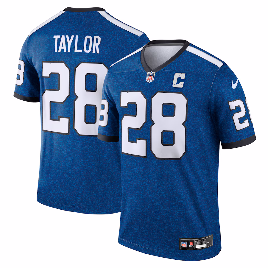 Men's Indianapolis Colts Jonathan Taylor Nike Royal Indiana Nights Alternate Legend Jersey - Jersey