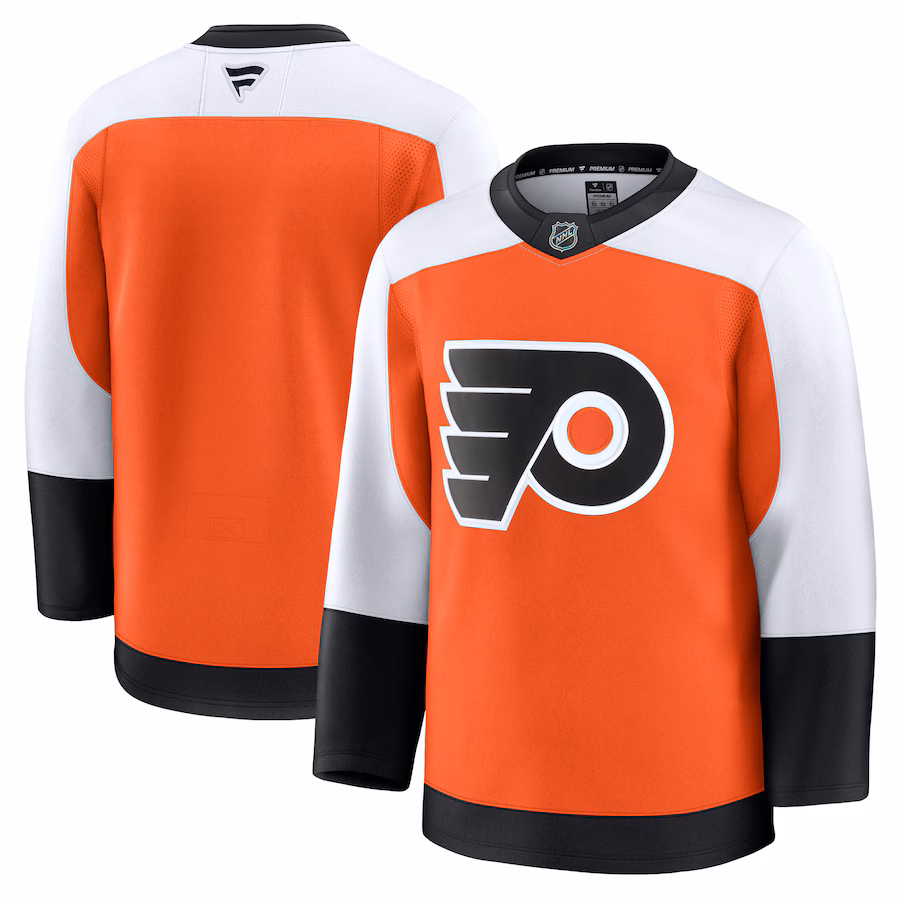Men's Philadelphia Flyers Fanatics Burnt Orange Home Premium Jersey - Jersey