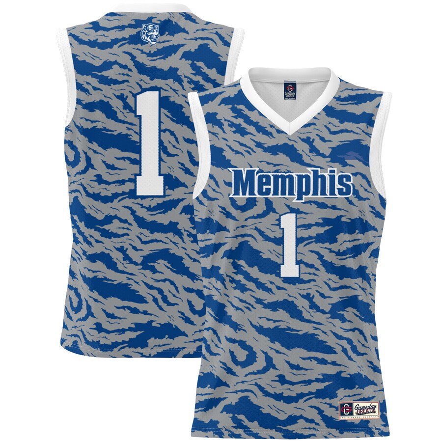 #1 Memphis Tigers GameDay Greats Youth Lightweight Basketball Jersey - Royal - Jersey