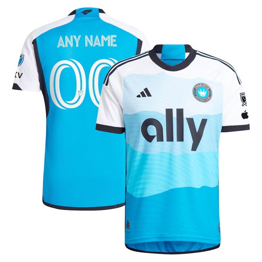 Men's Charlotte FC  adidas Blue 2024 The Carolina Kit: Explore Custom Authentic Jersey - Jersey