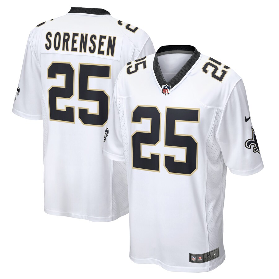 Men's New Orleans Saints Daniel Sorensen Nike White Player Game Jersey - Jersey