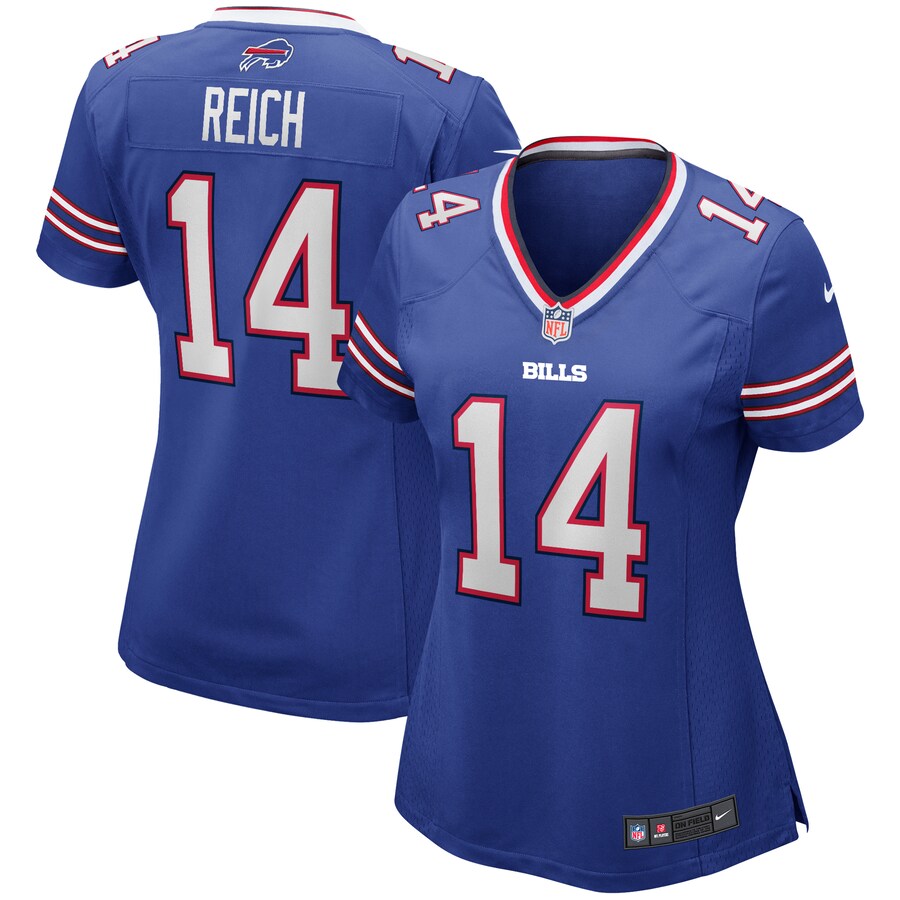 Women's Buffalo Bills Frank Reich Nike Royal Game Retired Player Jersey - Jersey