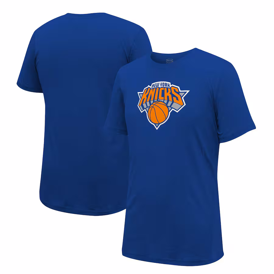 Unisex New York Knicks Stadium Essentials Blue Primary Logo T-Shirt - Jersey
