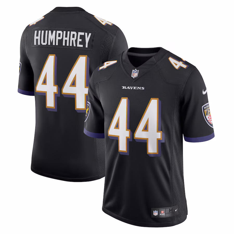 Men's Baltimore Ravens Marlon Humphrey Nike Black Vapor Limited Jersey - Jersey