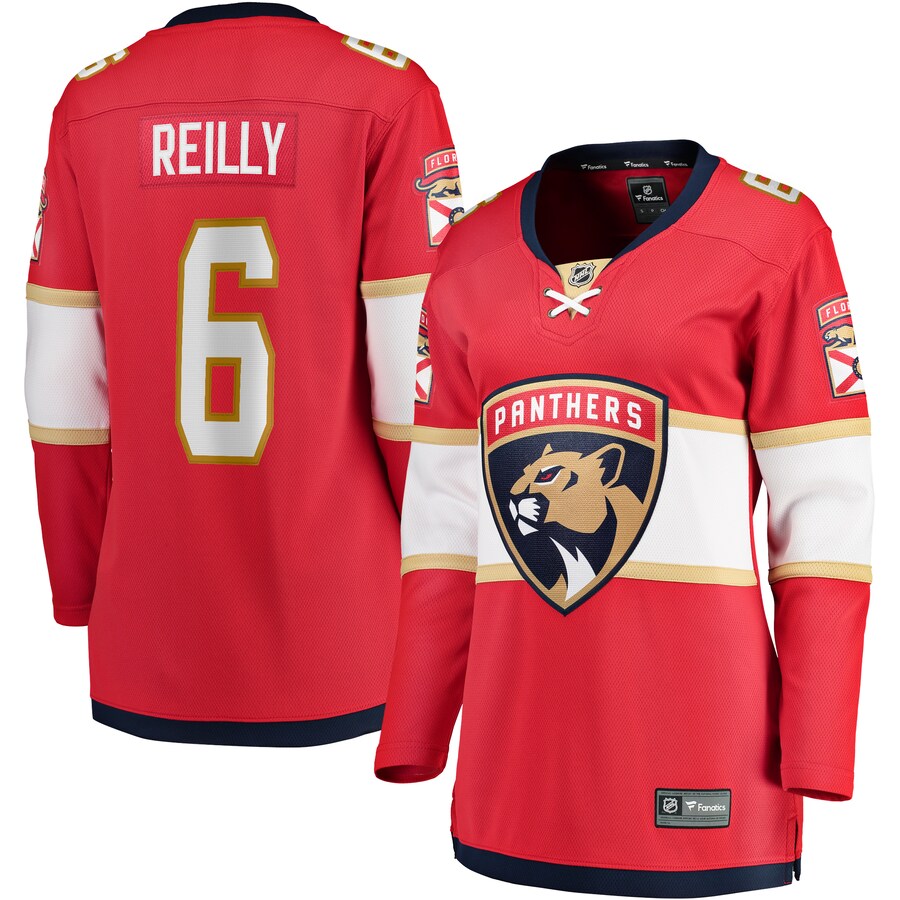 Women's Florida Panthers Mike Reilly Fanatics Branded Red Home Breakaway Player Jersey - Jersey