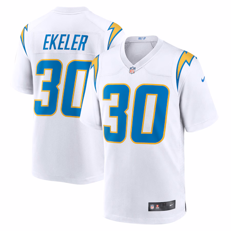 Men's Los Angeles Chargers Austin Ekeler Nike White Game Jersey - Jersey