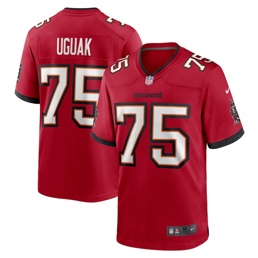Men's Tampa Bay Buccaneers Lwal Uguak Nike  Red  Game Jersey - Jersey