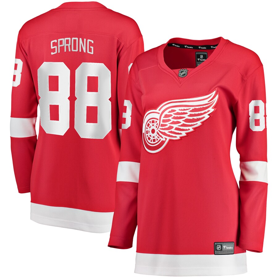 Women's Detroit Red Wings Daniel Sprong Fanatics Branded Red Home Breakaway Player Jersey - Jersey