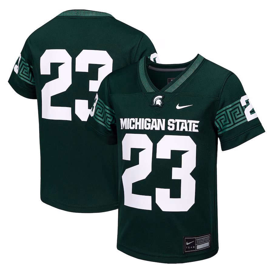 Youth Nike #23 Green Michigan State Spartans Untouchable Replica Game Jersey - Jersey