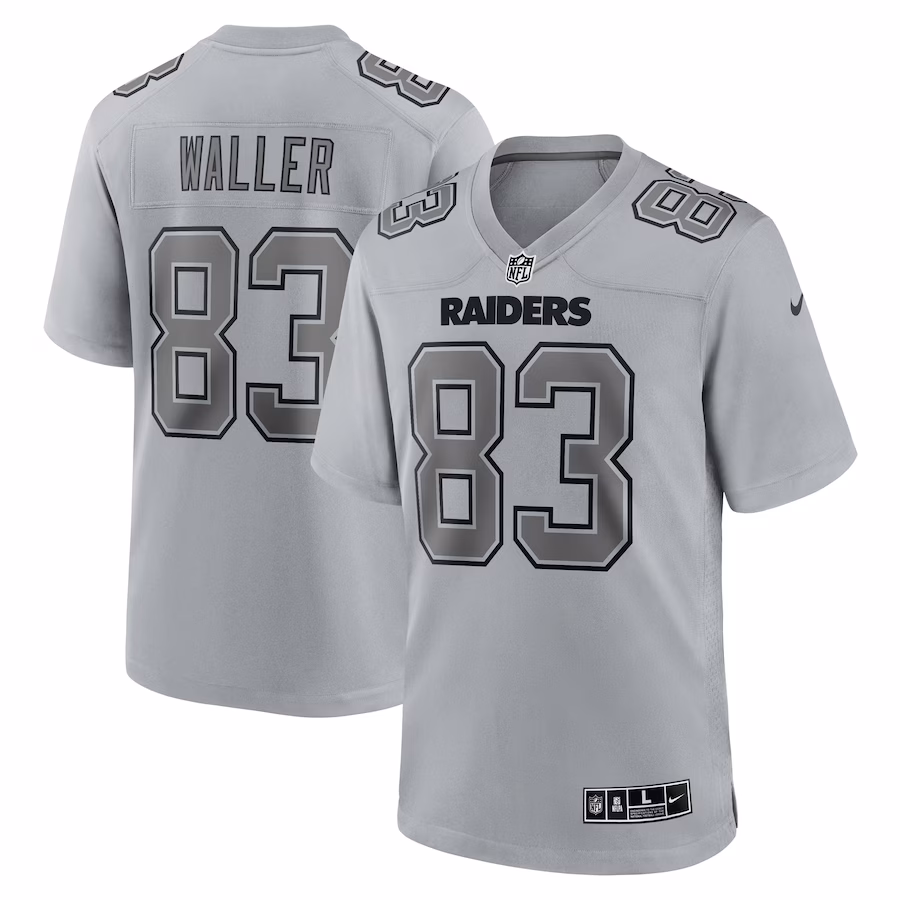 Men's Las Vegas Raiders Darren Waller Nike Gray Atmosphere Fashion Game Jersey - Jersey