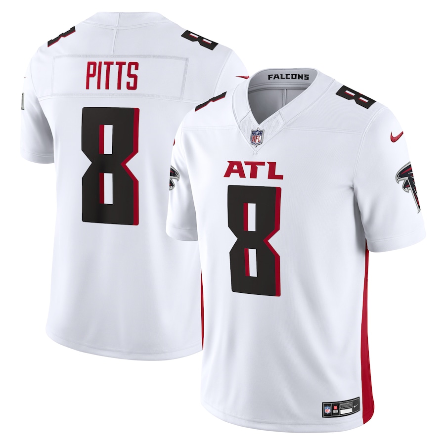 Men's Atlanta Falcons Kyle Pitts Nike White Vapor F.U.S.E. Limited Jersey - Jersey
