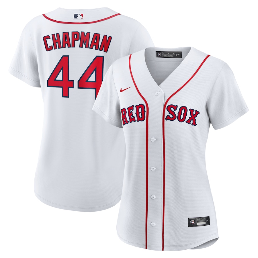 Women's Boston Red Sox Aroldis Chapman Nike White Home Replica Jersey - Jersey