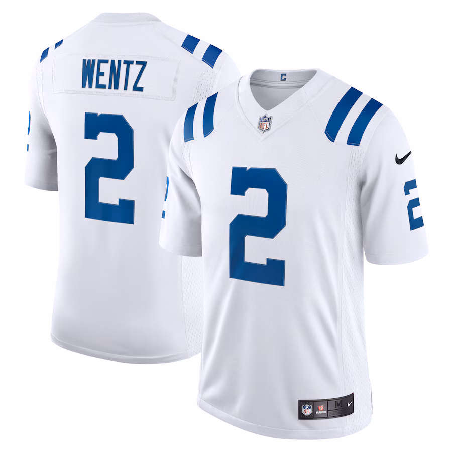 Men's Indianapolis Colts Carson Wentz Nike White Vapor Limited Jersey - Jersey
