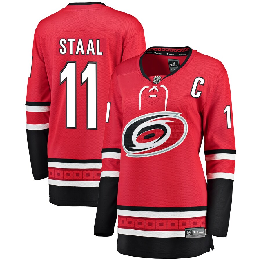 Women's Carolina Hurricanes Jordan Staal Fanatics Branded Red Alternate Breakaway Player Jersey - Jersey