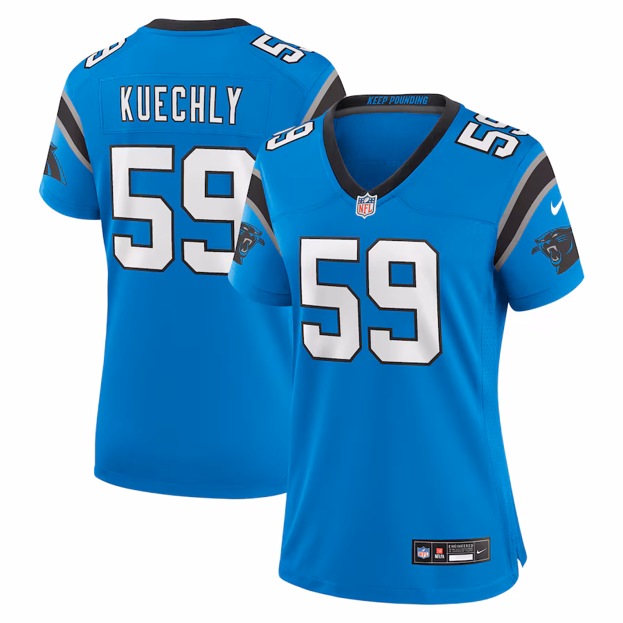Women's Carolina Panthers Luke Kuechly Nike Blue Retired Player Game Jersey - Jersey