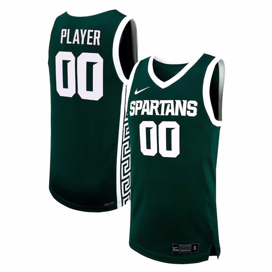 Michigan State Spartans Nike NIL Pick-A-Player Men's Basketball Replica Jersey - Green - Jersey