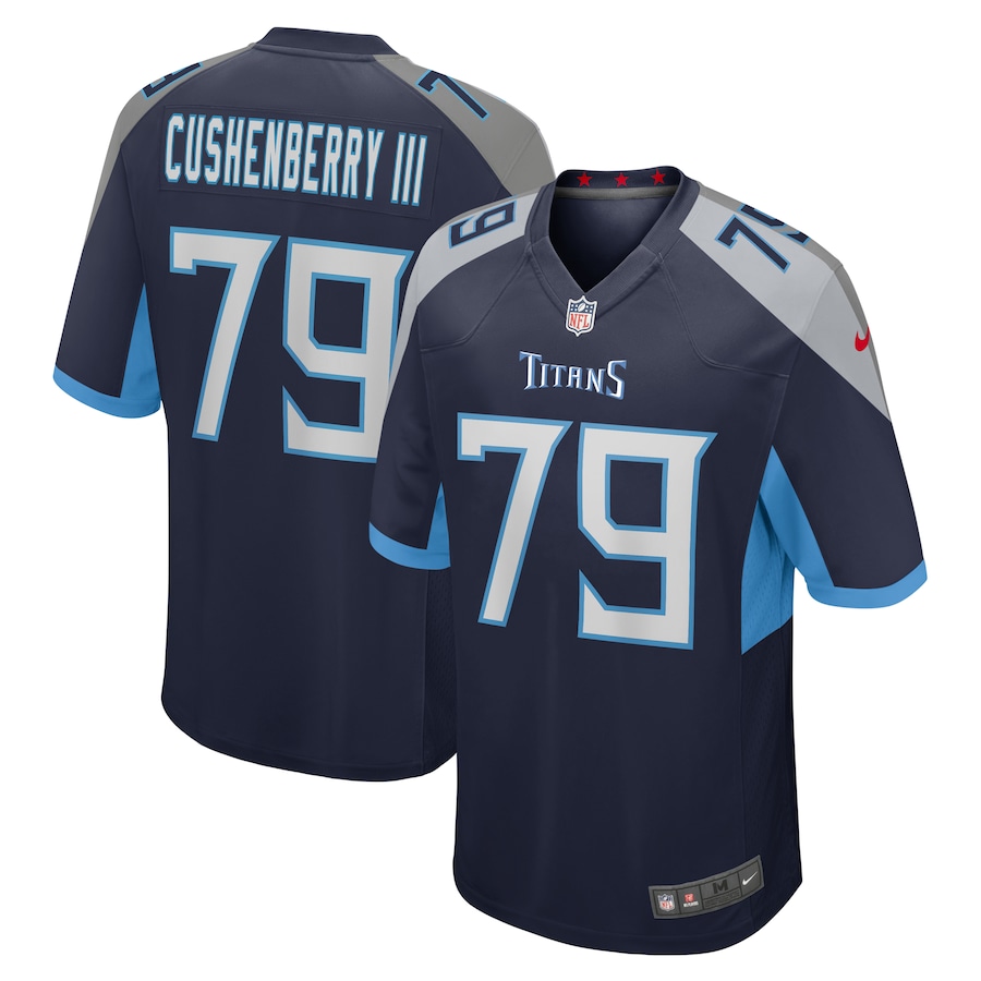 Men's Tennessee Titans Lloyd Cushenberry III Nike Navy Game Jersey - Jersey