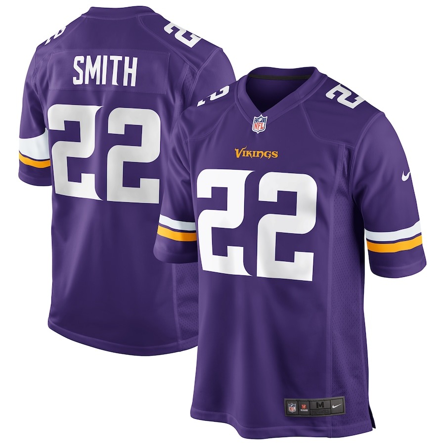 Men's Minnesota Vikings Harrison Smith Nike Purple Game Jersey - Jersey