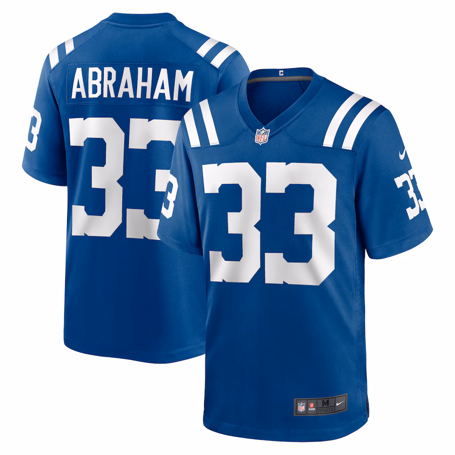 Men's Indianapolis Colts Micah Abraham Nike  Royal Game Jersey - Jersey