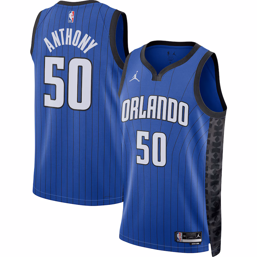 Unisex Orlando Magic Cole Anthony Jordan Brand Blue Swingman Jersey - Statement Edition - Jersey