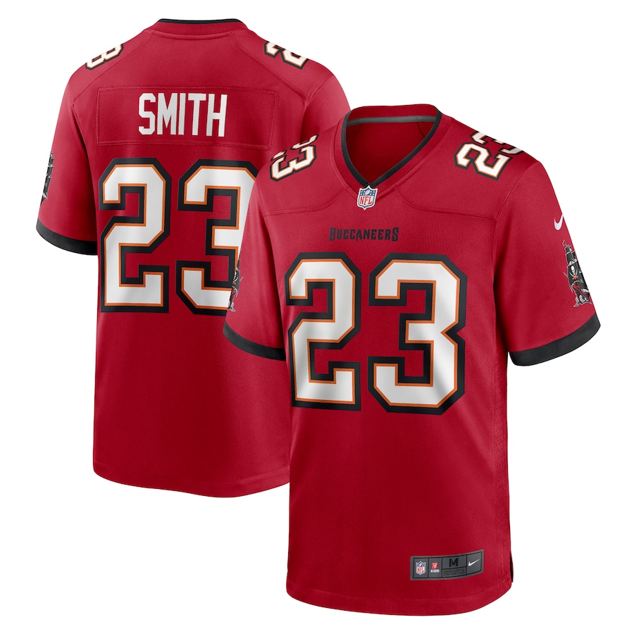Men's Tampa Bay Buccaneers Tykee Smith Nike Red Game Jersey - Jersey