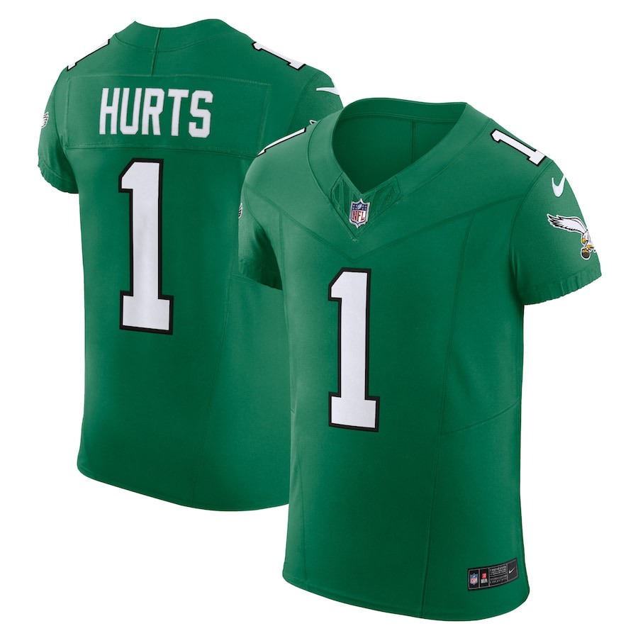 Men's Philadelphia Eagles Jalen Hurts Nike Kelly Green Alternate Vapor F.U.S.E. Elite Jersey - Jersey