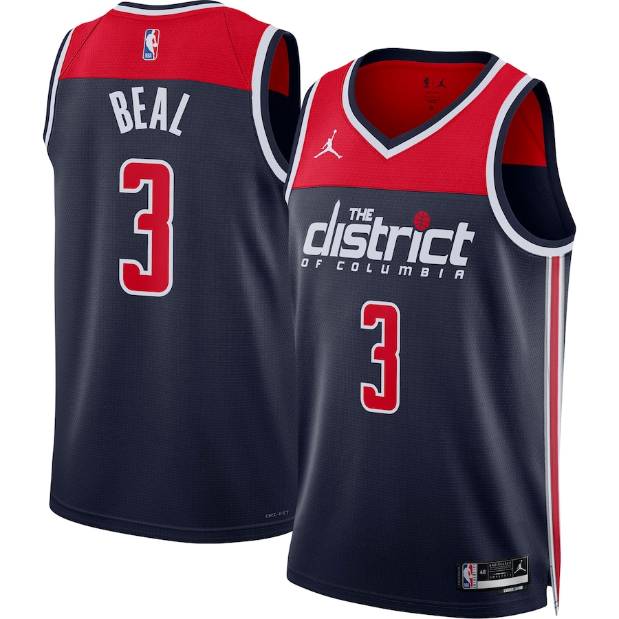 Unisex Washington Wizards Bradley Beal Jordan Brand Navy Swingman Jersey - Statement Edition - Jersey