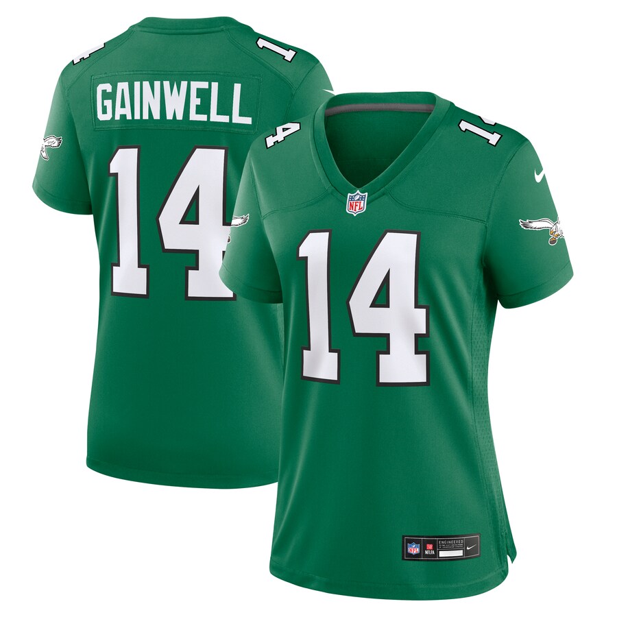Women's Philadelphia Eagles Kenneth Gainwell Nike Kelly Green Alternate Game Jersey - Jersey