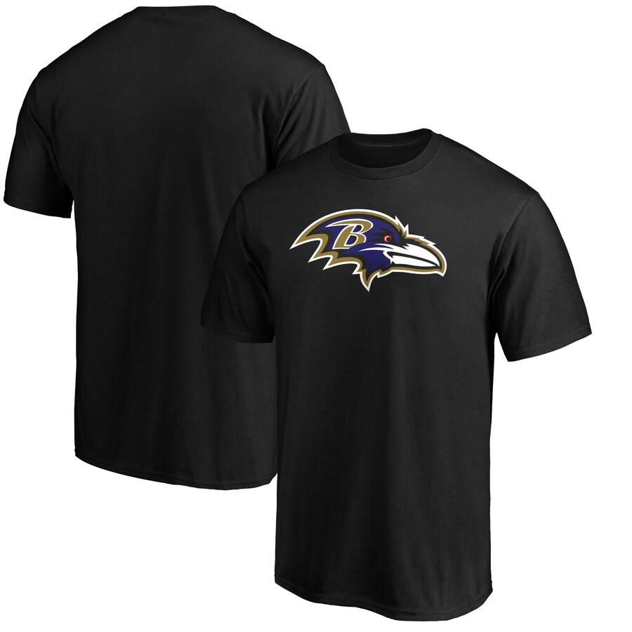Men's Baltimore Ravens Fanatics Black Primary Logo T-Shirt - Jersey