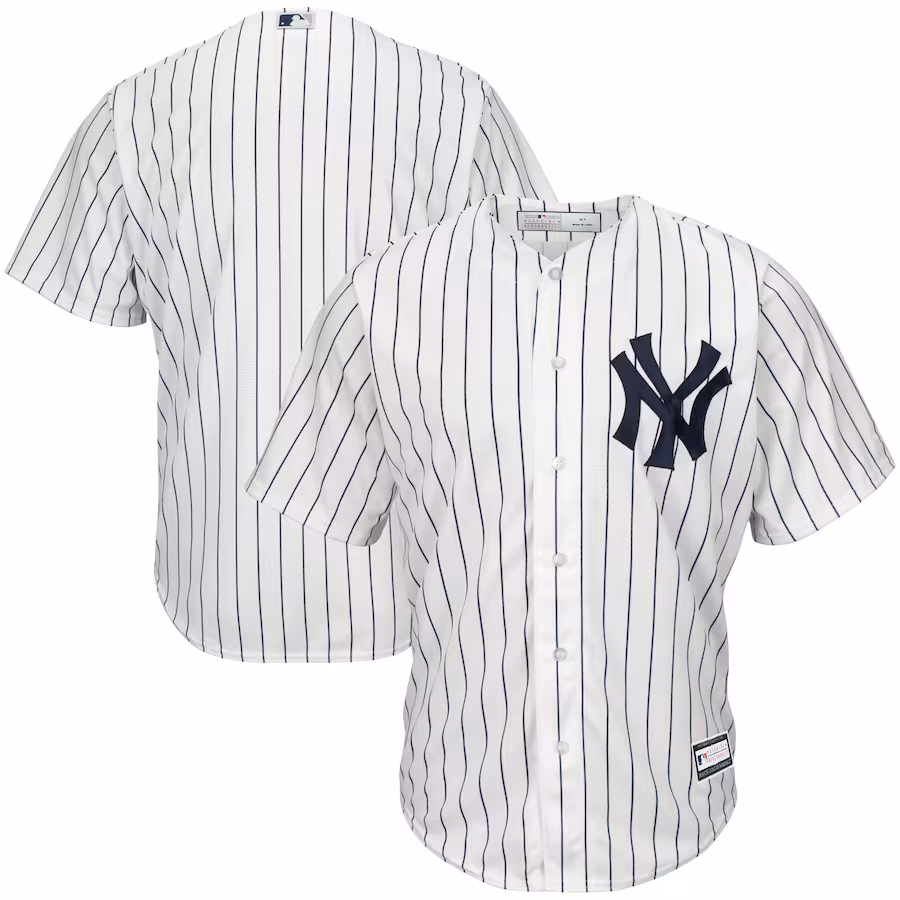 Men's New York Yankees White Big & Tall Replica Team Jersey - Jersey