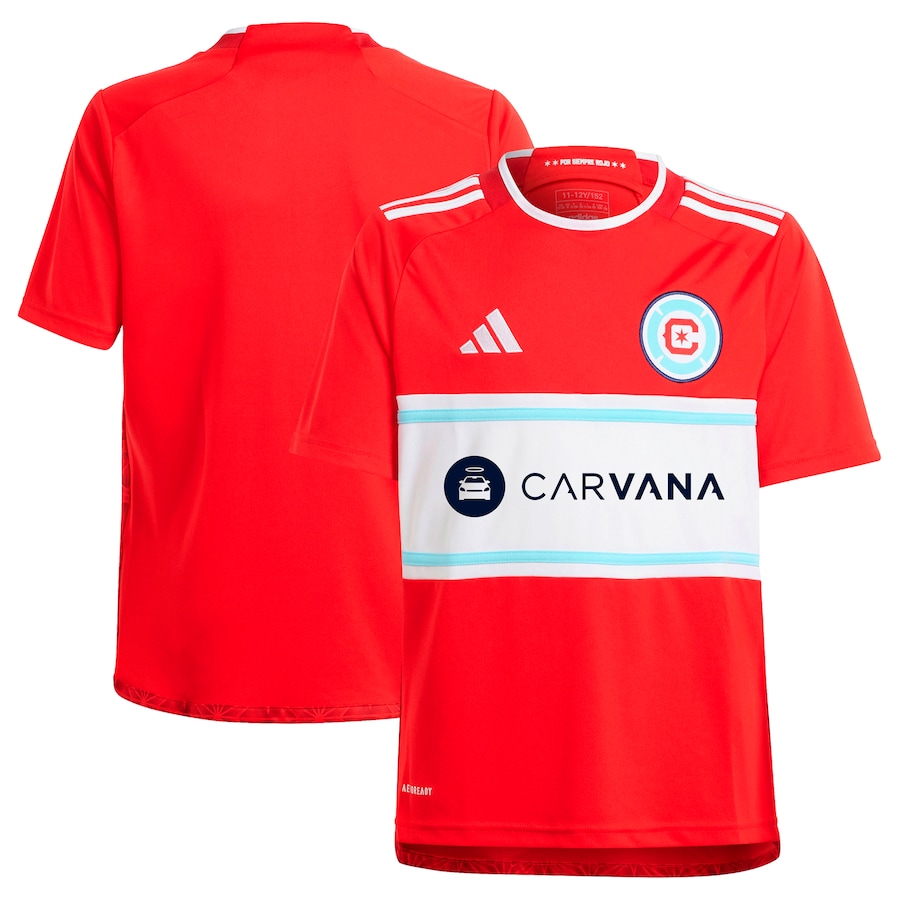 Youth Chicago Fire  adidas Red 2024 Return To Red Replica Jersey - Jersey