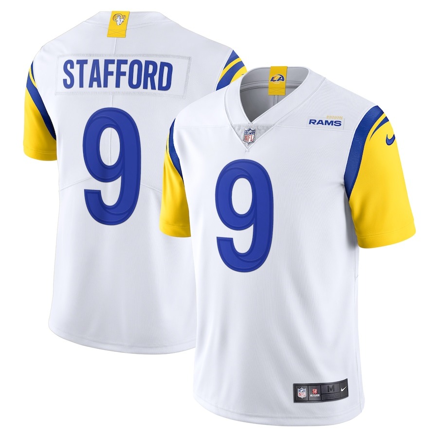 Men's Los Angeles Rams Matthew Stafford Nike White Alternate Vapor Limited Jersey - Jersey