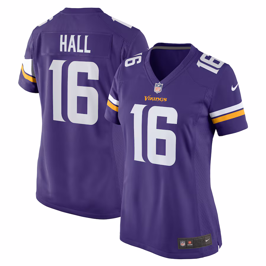 Women's Minnesota Vikings Jaren Hall Nike  Purple  Game Jersey - Jersey