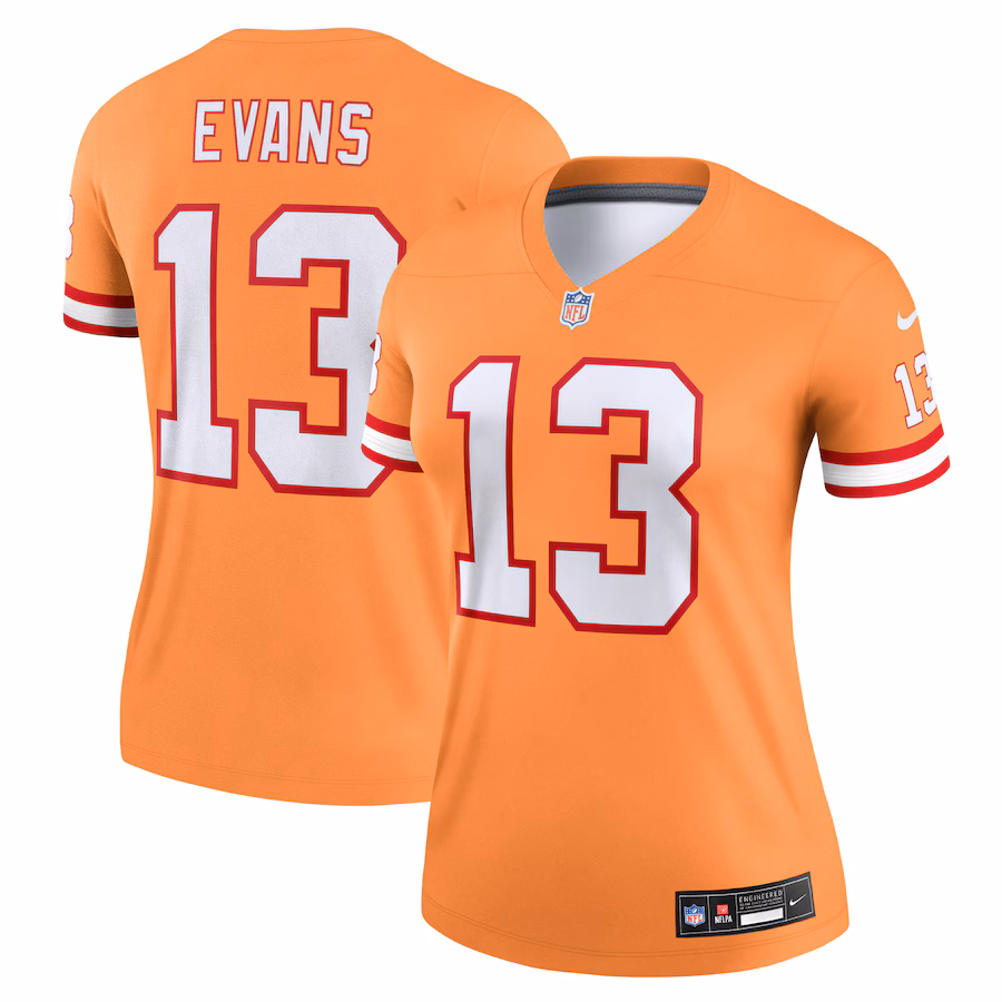 Women's Tampa Bay Buccaneers Mike Evans Nike Orange Alternate Legend Jersey - Jersey