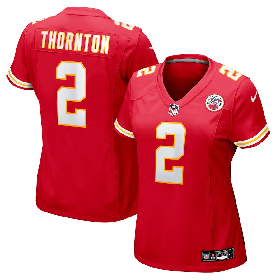 Women's Kansas City Chiefs Tyquan Thornton Nike Red Team Game Jersey - Jersey