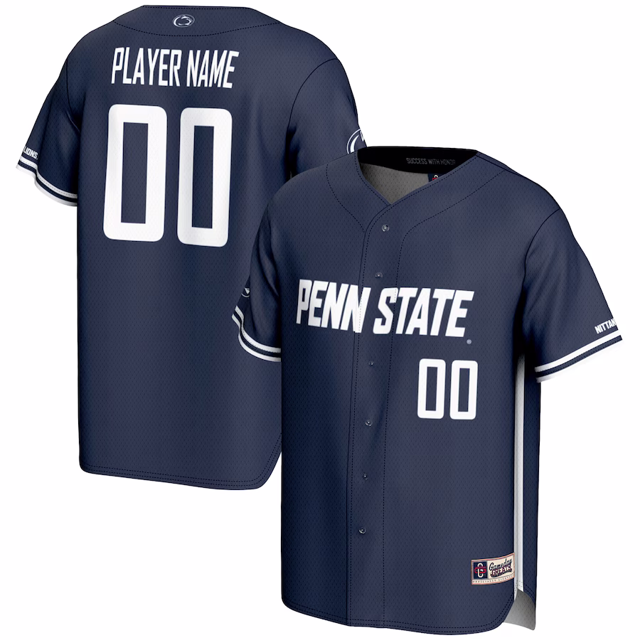 Penn State Nittany Lions GameDay Greats Youth NIL Pick-A-Player Lightweight Baseball Jersey - Navy - Jersey