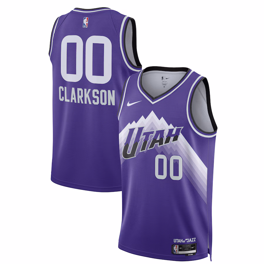 Unisex Utah Jazz Jordan Clarkson Nike Purple 2023/24 Swingman Jersey - City Edition - Jersey