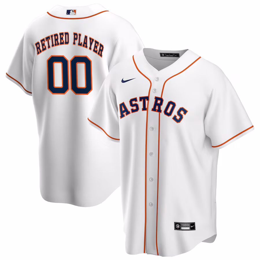 Men's Houston Astros Nike White Home Pick-A-Player Retired Roster Replica Jersey - Jersey