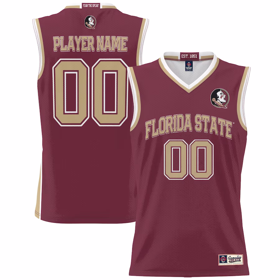 Florida State Seminoles GameDay Greats Men's NIL Pick-A-Player Lightweight Basketball Jersey - Maroon - Jersey